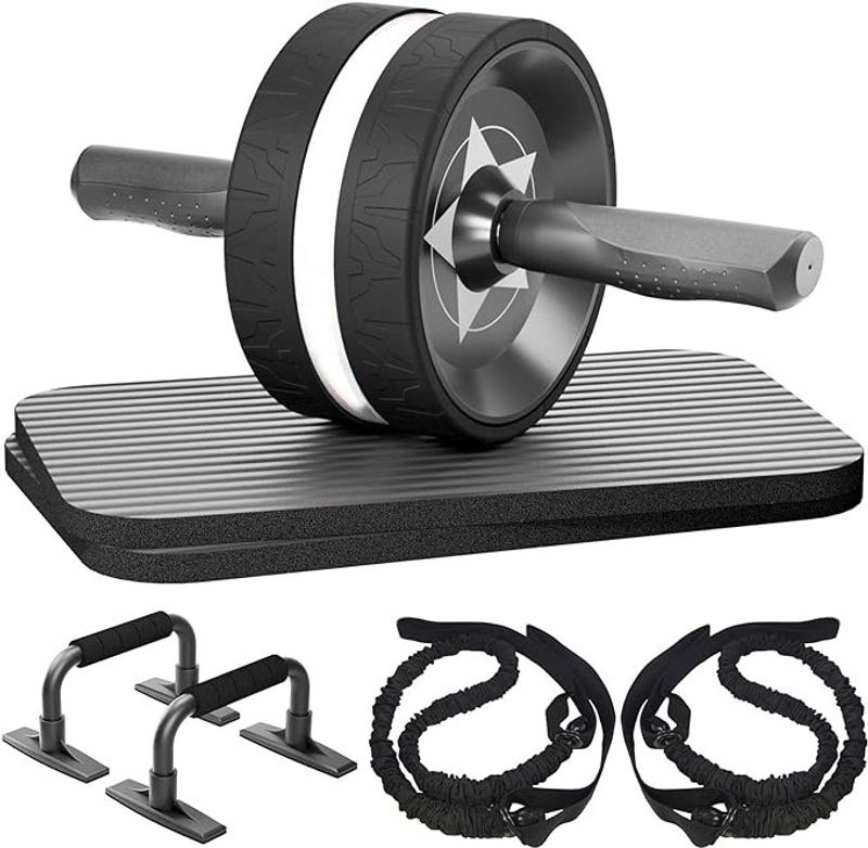 Fitness Equipments Best Selling Abdominal Wheel Set Indoor Sports Equipment Push Up Stand Ab Wheel Sports Fitness_voghion.com