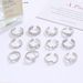 New 12pcs Beach Personality Charm Hollow Heart Women's Foot Rings_voghion.com