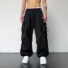 Herrenhose Männer Streetwear Vintage Y2k Hip Hop Wide Bein Jogger Baggy Casual Jogginghose Klassische Übergroße Fracht Fallschirm_voghion.com
