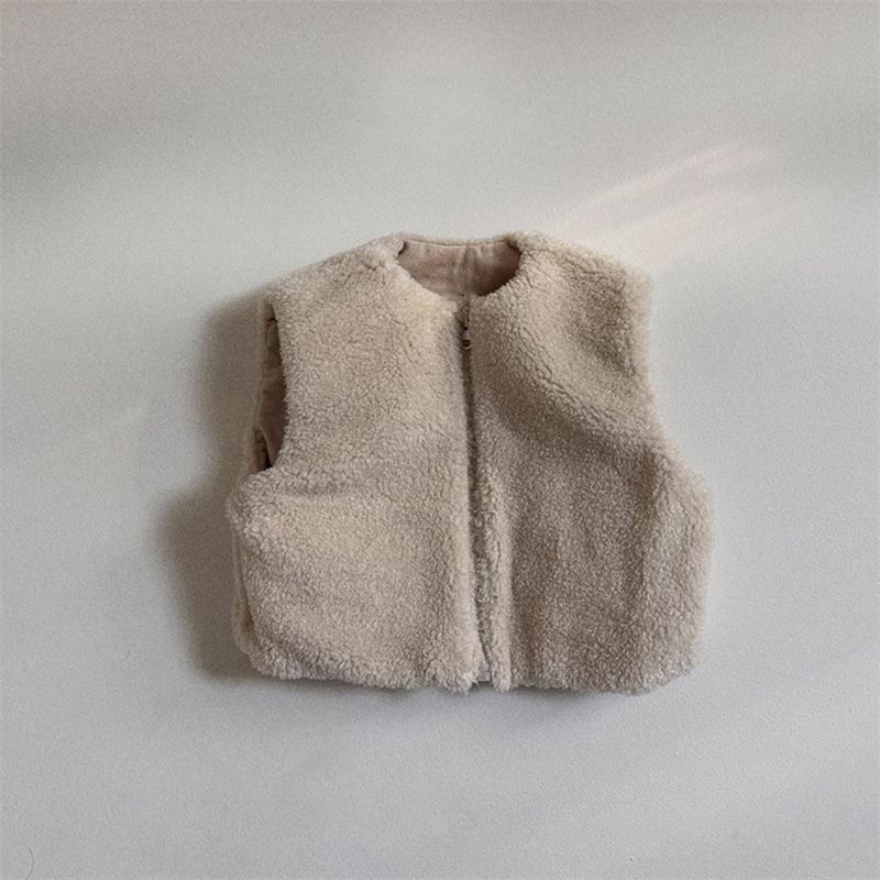 Κορεάτικη έκδοση με φθινοπωρινό κομψό τοπ για αγόρια και κορίτσια, νέο παιδικό καρό γιλέκο μόδας, casual μπουφάν_voghion.com