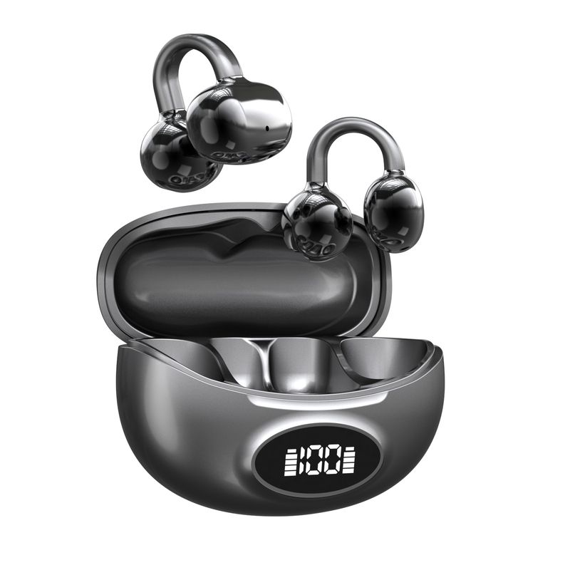 Nuovo modello Bluetooth TWS con clip auricolare, display digitale 5.4, alta qualità del suono, batteria a lunga durata, modello privato TS62 wireless_voghion.com