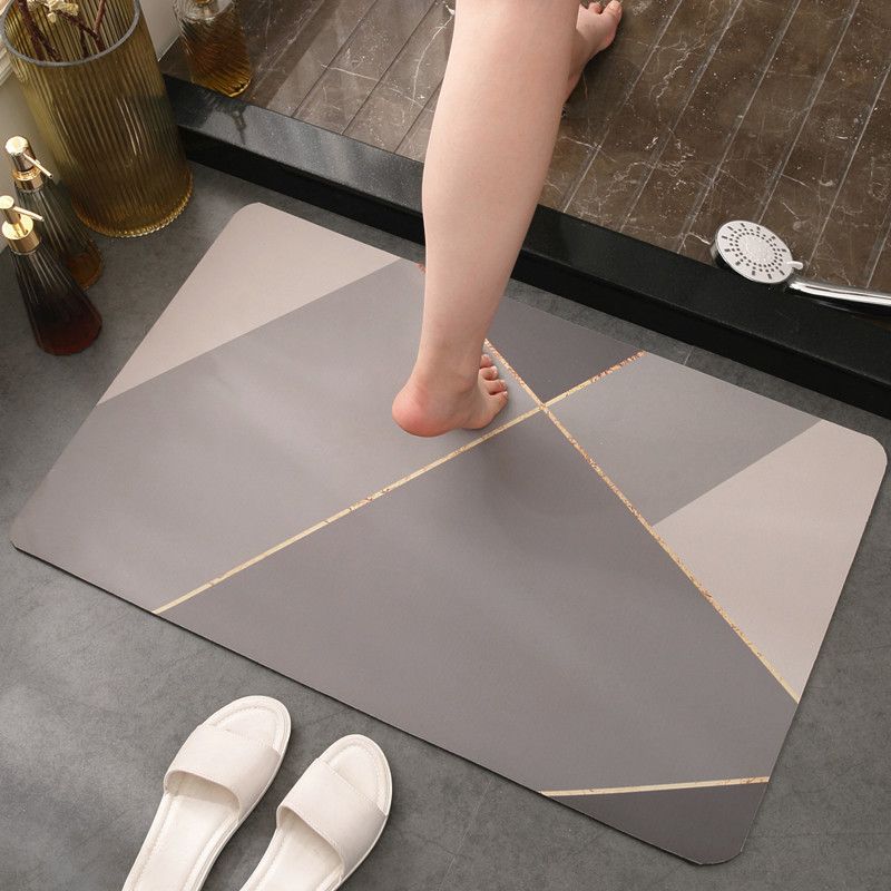 Home & Garden Badkamer diatomeeën modder vloermat absorberende mat badkamerdeur snel drogende antislipmat toilet keuken tapijtmat_voghion.com