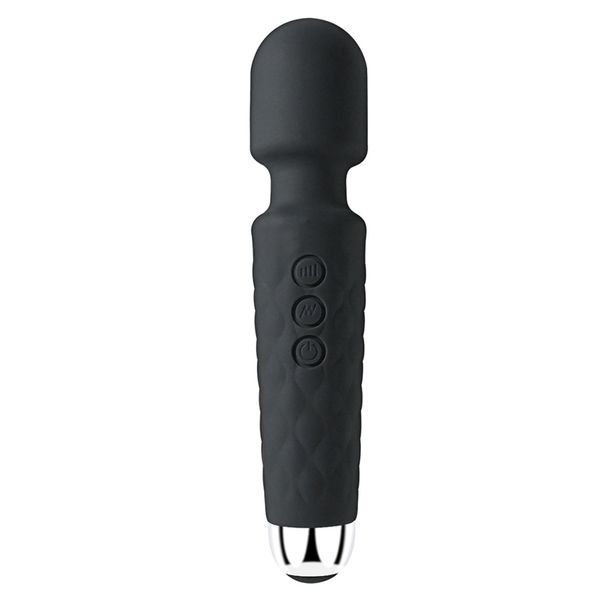 Centerel Wand Massager Vibrator With 8 Speeds 20 Vibration Modes, Personal Massager Adult Sex Toys For Women-Black_voghion.com