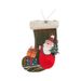 Lillian Cross-Border Decoration Bemaltes Holzschild Bär Autoanhänger Schneemann Geschenk Socken Weihnachtsbaumschmuck_voghion.com