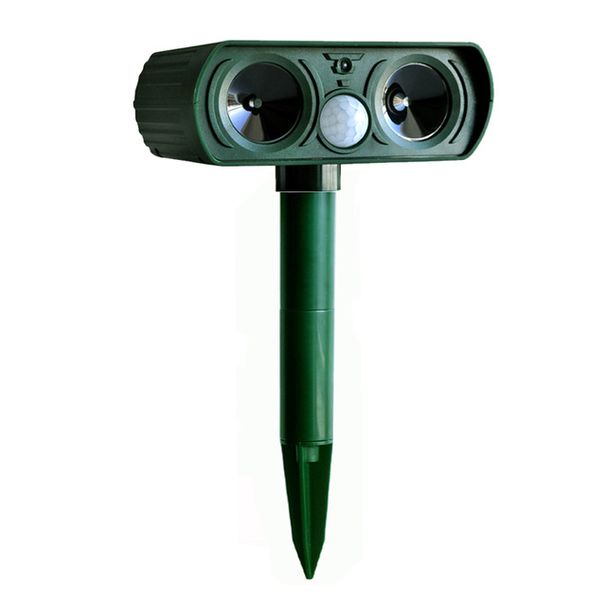 1 stk myggdreper ultralyd dyrejeger avskrekkende insektmiddel katt hund rev utendørs hage skadedyravskrekkende_voghion.com