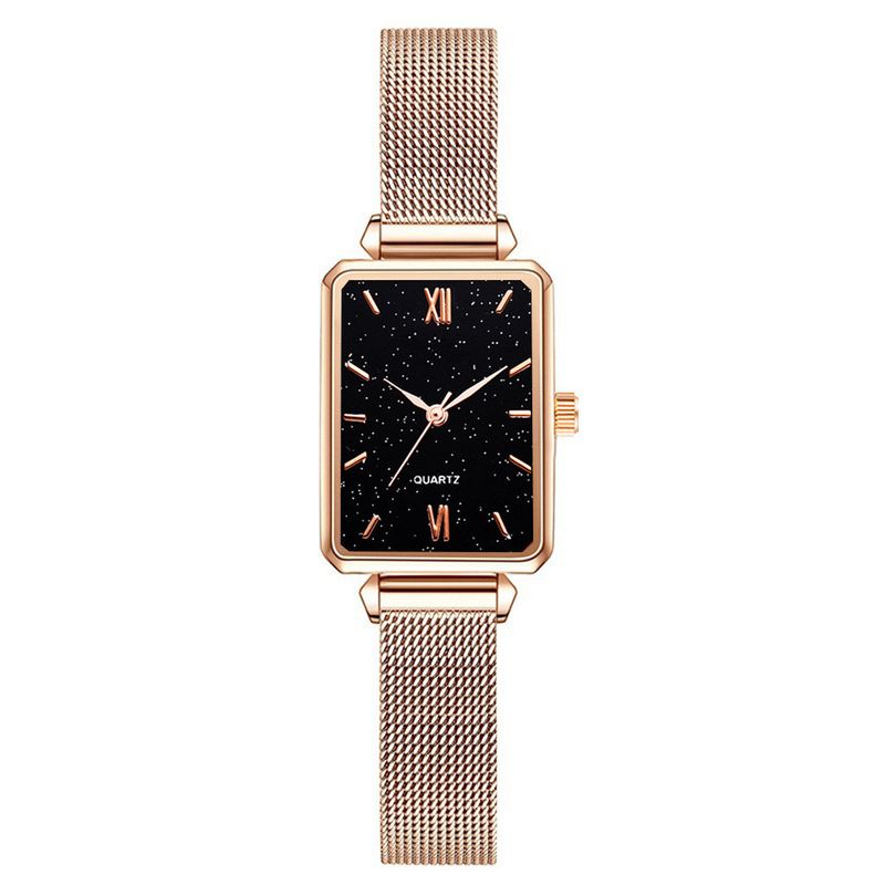 Douyin net red fashion watch small green watch square lazy magnet buckle ladies all-match suit combination gift women's watch_voghion.com