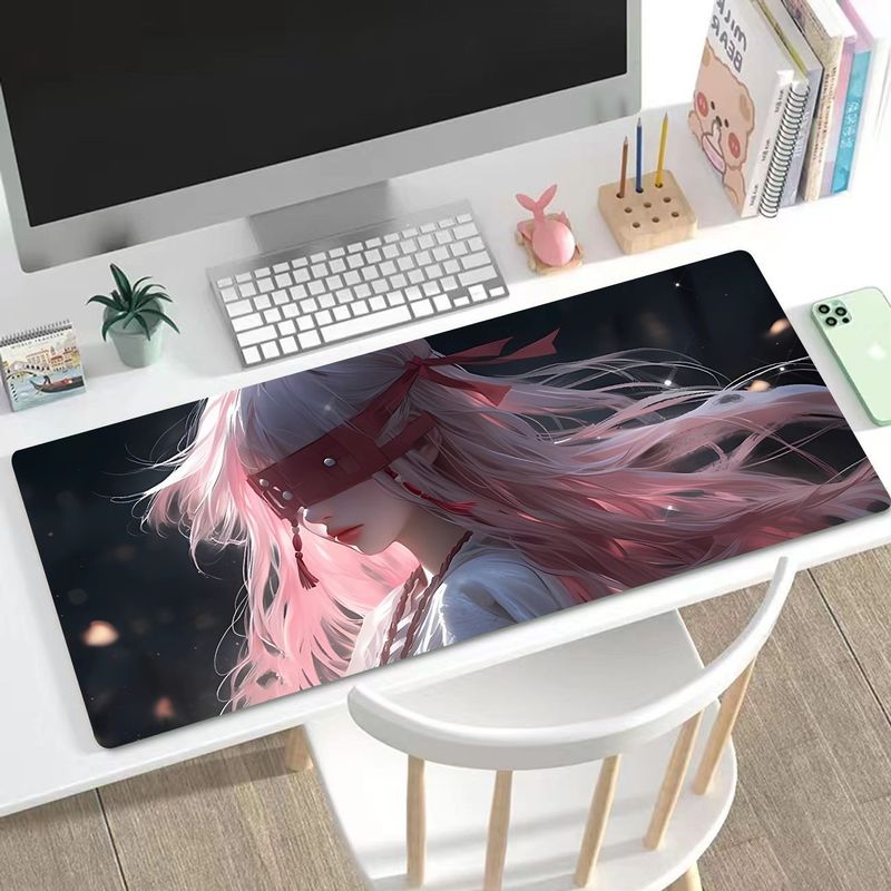 Vaklány Egér Kardtündér, Szuper Nagy Anime Animációs Asztali Pad, E-sport Kollégium, Játék Billentyűzet Pad_voghion.com