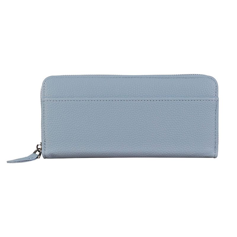 Münzbörsen und -halter Lange Damenbrieftasche Echtes Leder Textur Akkordeon Kartenhalter Mehrere Kartenfächer Münzgeldbörse Große Kapazität Reißverschluss Clutch_voghion.com