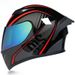 Electric motorcycle helmet Full helmet style Cool Summer Rider scooter with Bluetooth horns_voghion.com