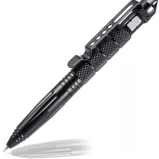 Tactical Survival Pen – B2 Tungsten Steel Tip, Self-Defense & Glass Breaker, EDC Multi-Tool For Outdoor, Emergency & Everyday Carry_voghion.com