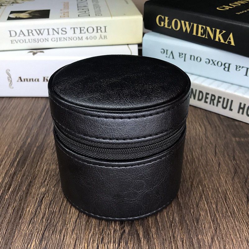Single Convenient Case High-end Korean-style Leather Jewelry Storage Box Travel Bag For Men And Women Mechanical Watch_voghion.com