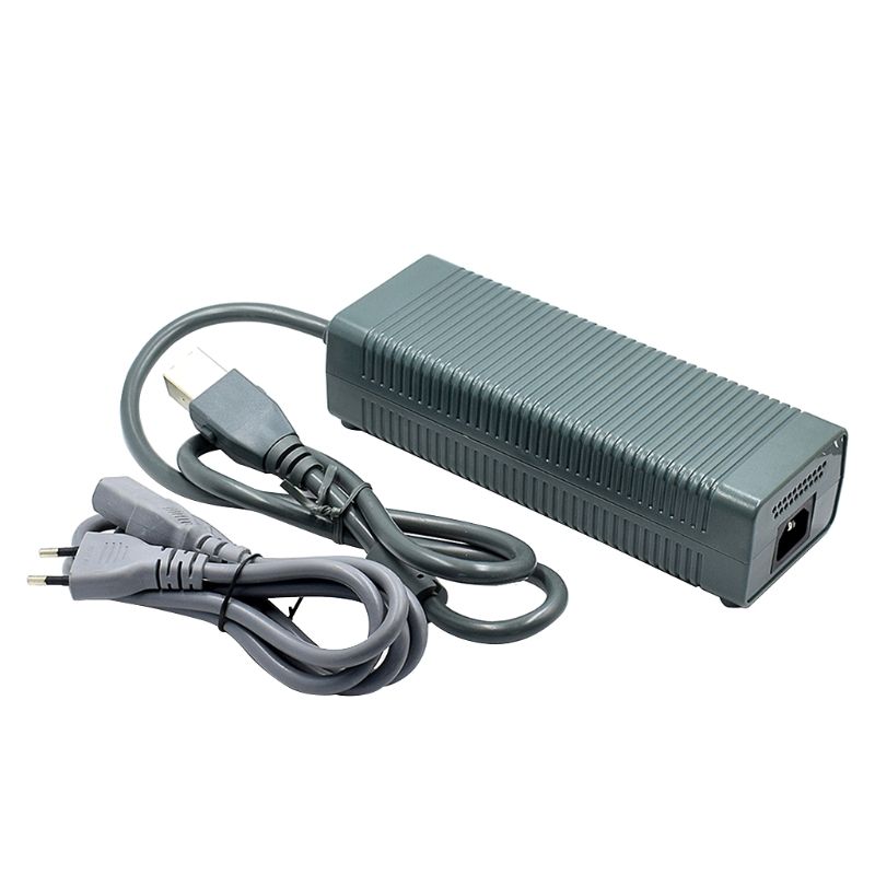 AC Adaptör Şarj Cihazı Güç Kaynağı Kablosu Kablosu -Xbox 360 Fat AC Konsolu için_voghion.com
