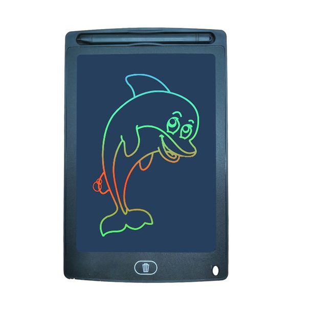 Tableta de escritura LCD colorida de 8,5", tablero gráfico electrónico, ultrafino, portátil, para niños_voghion.com