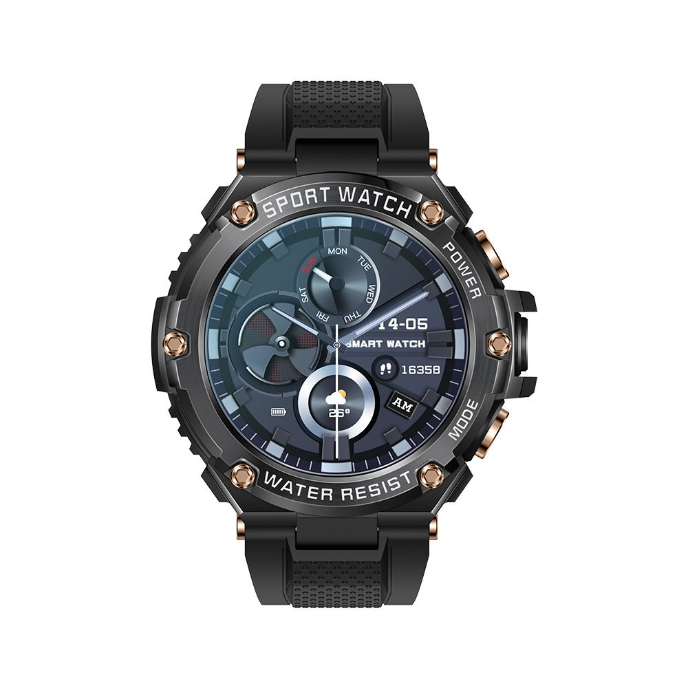 Reloj inteligente M Juniu Cross Border T88 con entrenamiento respiratorio, monitor de frecuencia cardíaca, presión arterial, oxígeno en sangre, control de música y temporizador._voghion.com