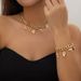Halskette Damen Goldene Halskette Anhänger Halskette Gold Ozean Stil Delphin Muschel Perle Für Frauen Gemischt Strand Seestern Anhänger Halskette_voghion.com