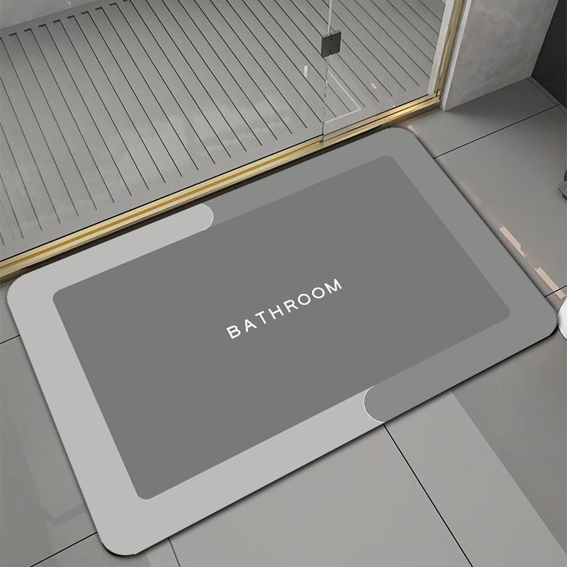 Tapete de banho de luxo de secagem rápida, superabsorvente, antiderrapante, para banheiro, cozinha, entrada, higiênico, lavável, macio e confortável, decoração para casa_voghion.com