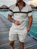 Heißer Sale der Saison: Neues grenzüberschreitendes 3D-Poloshirt-Set für Herren, lässiges T-Shirt mit Kragen und kurzen Ärmeln, Hip-Hop-Mode für Herren_voghion.com