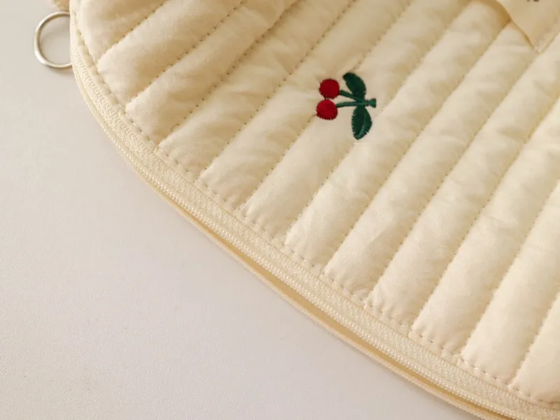 Ins Cotton Diaper Bag for Stroller Hanging Bag Baby Items Nappy Caddy Organizer Mommy Bag Zipper Cute Women Makeup Bags Kids_voghion.com