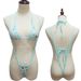 Maillot de bain une pièce sexy en maille transparente à trois points pour femme_voghion.com