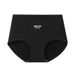 Women's underwear, tummy-control high waist graphene crotch simple printed breathable_voghion.com