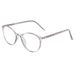 Ultra Light Metal Eyeglass Frame, Non-magnetic Irregular Shaped Myopia Glasses, Student Bare Face Female Glasses TR1604_voghion.com