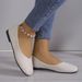 Scarpe casual traspiranti in tessuto slip-on con punta rotonda piatta, nuove, estive 2024, taglia unica, per donne europee e americane_voghion.com
