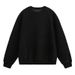 Men's Vintage-Inspired Fleece-Lined Crewneck Sweatshirt – Korean-American Style Oversized Pullover With Brushed Interior For Casual Comfort_voghion.com