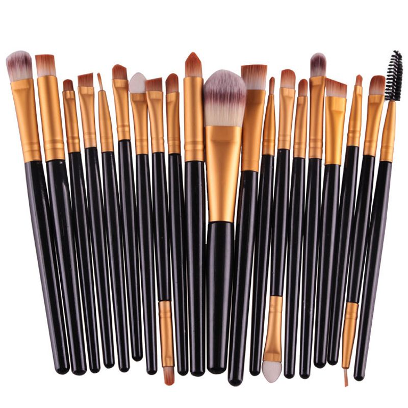 Makeup Brushes & Tools 20 Makeup Brushes Beauty Tool Set Eye Shadow Brush Neutral No Logo Eye Brush_voghion.com