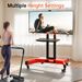 FANCO Universal Swivel TV Stand for 32–80 inch TVs, Height Adjustable Table Top TV Stand Mount with Tilt, Max VESA 600x400mm (Red)_voghion.com