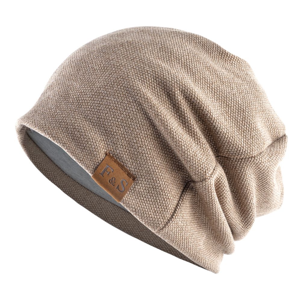 Nouveaux sweats à capuche de printemps et d'automne, chapeaux tricotés amples de loisirs transfrontaliers, chapeaux d'étiquette en cuir FS, chapeaux d'hiver en peluche pour hommes et femmes, casquettes d'extérieur_voghion.com