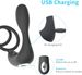 Male Sex Toys Wireless Remote Control Locking Sperm Ring Anal Plug USB Rechargeable Anal Toy Prostate Massager_voghion.com
