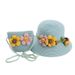 Summer Daughter's Sunscreen Sunshade Foldable Parent Child Grass Princess Beach Hat, Korean version Fisherman's Hat_voghion.com