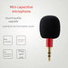 Small Condenser Karaoke Phone Mini Wireless Microphone Plug-in Sound Card Outdoor Live Streaming Dedicated_voghion.com