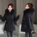 Damenbekleidung Plus Samt Winter New Style Parka Baumwollmantel für Frauen im koreanischen Stil Kurzer Baumwollmantel Lose Mantel Baumwolljacke_voghion.com