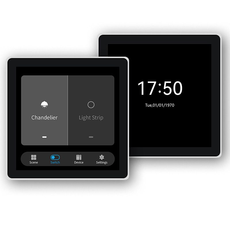 Smart 4-Inch Touchscreen Control Switch - 4-Channel Load Controller With Scene Mode_voghion.com
