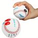 Standard 9" Baseball Training Ball with Finger Position Markers for Effective Pitching Practice Soft and Hard Balls_voghion.com
