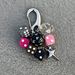 Destiny Pink Dice Retro Personality Bag Hanging Keychain Bag Pendant Trendy Color Advanced Matching Pendant_voghion.com