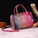 New Handheld Underarm Crossbody Travel Bag For Women With Brahmin Crocodile Pattern_voghion.com