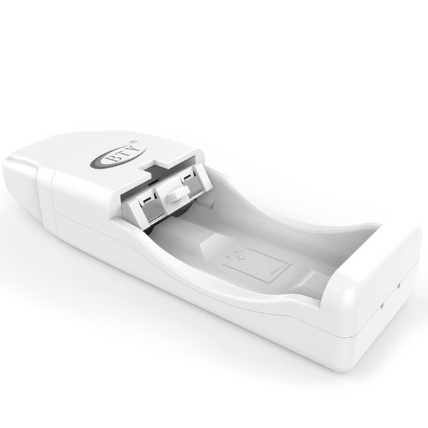 Til AA/AAA Ni-MH-legering Ni-Cd genopladelige batterier Holdbar IC-styret USB-batterioplader med 2 slots Værdi Plus-køb_voghion.com