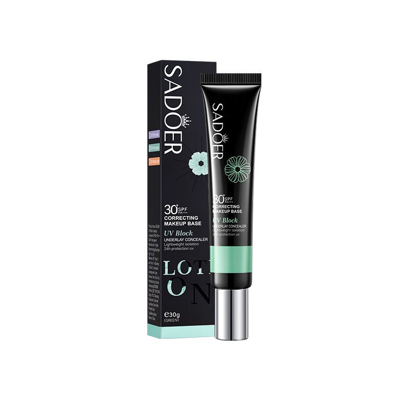Todo Inglés SADOER Protector Solar Corrector Reparación Facial Crema Aislante Anti UV_voghion.com