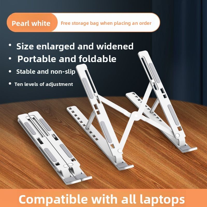Stand Desktop Heightening Rack Cooling Multi-Functional Foldable Portable Gaming Laptop Universal Base_voghion.com