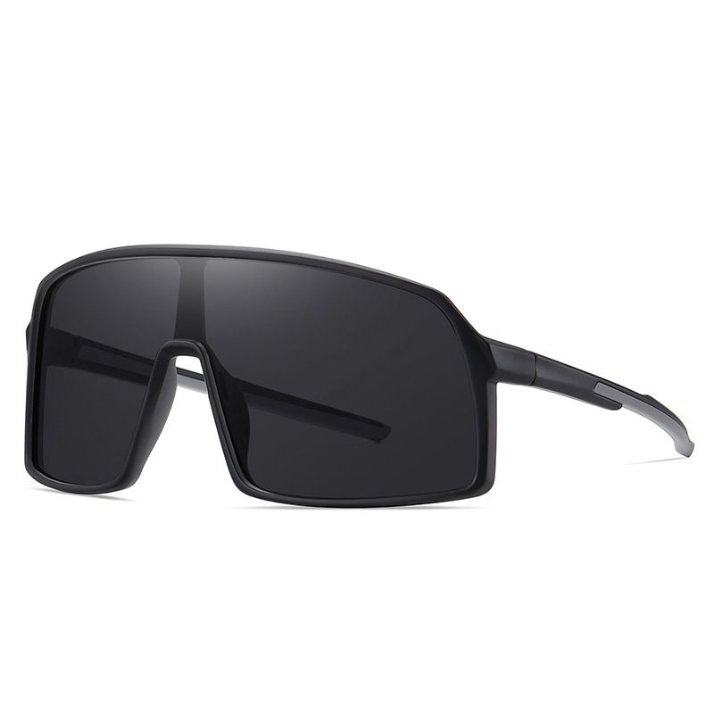 Nieuwe TR90 One-piece Large Frame Zonnebril, Trendy Gepolariseerde Sportzonnebril voor Heren, Fietszonnebril, Windbril, 3034_voghion.com