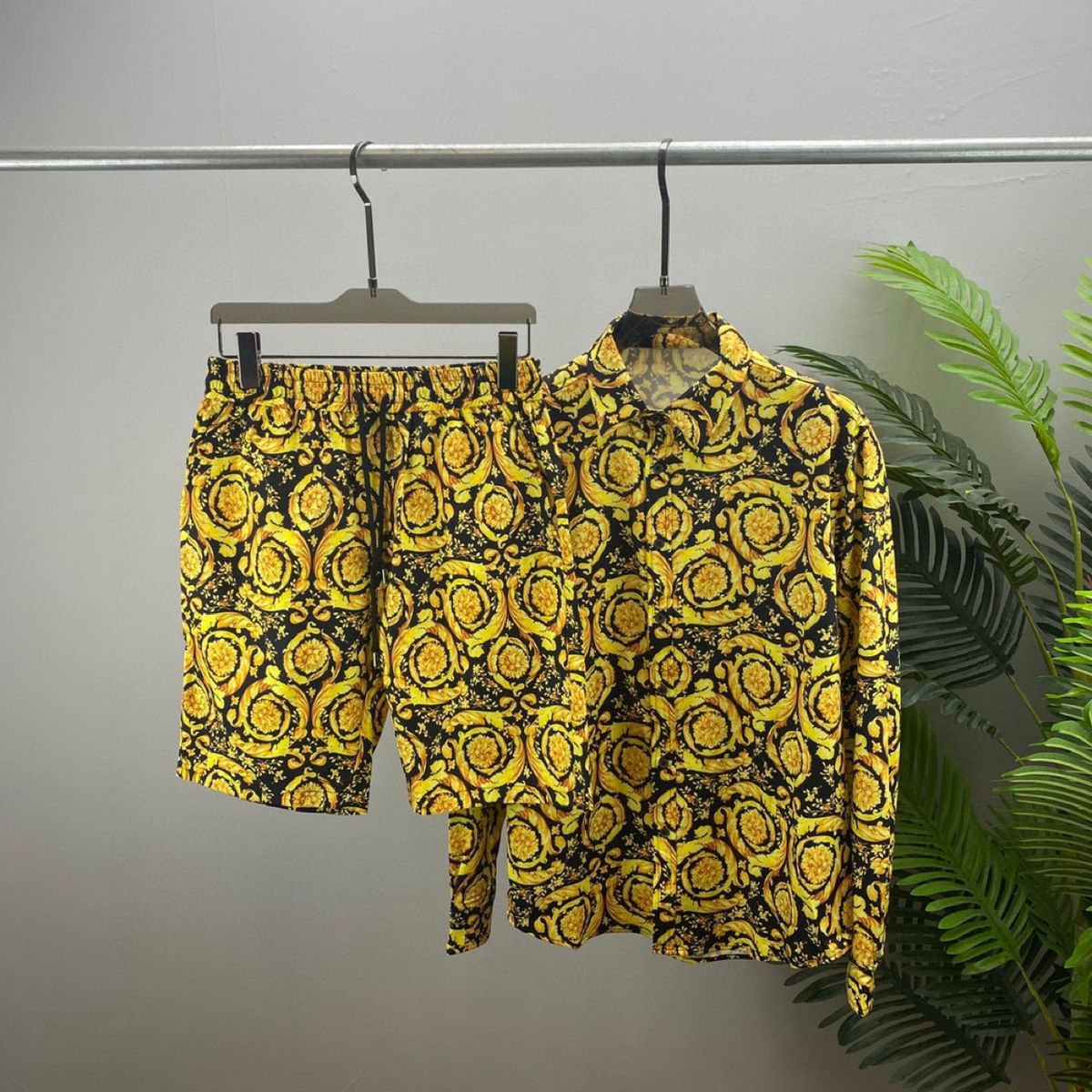 Trendy VE Langarmshirt Set, Unisex Top, Cardigan Jacke, abnehmbar_voghion.com