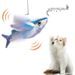 with Flying Fish, Interactive Cat Toys, Rechargeable Fluttering Bird (No Flying), Can Add Catnip, Activated Plush Toy By PawParty Store_voghion.com