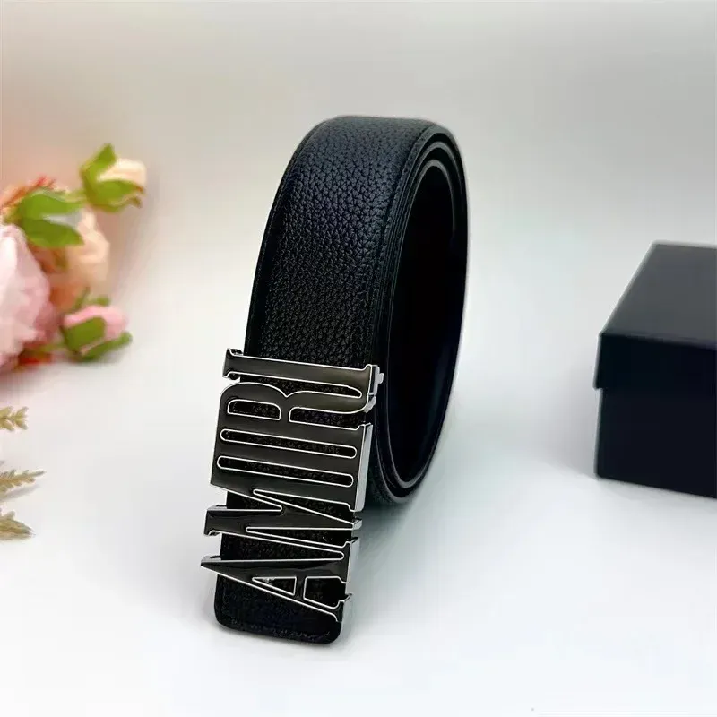 Ceintures en cuir PU pour hommes, nouvelle collection de loisirs d'affaires, boucle ardillon carrée en alliage, célèbre marque de styliste, ceintures en jean pour hommes_voghion.com