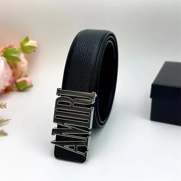 Ceintures en cuir PU pour hommes, nouvelle collection de loisirs d'affaires, boucle ardillon carrée en alliage, célèbre marque de styliste, ceintures en jean pour hommes_voghion.com