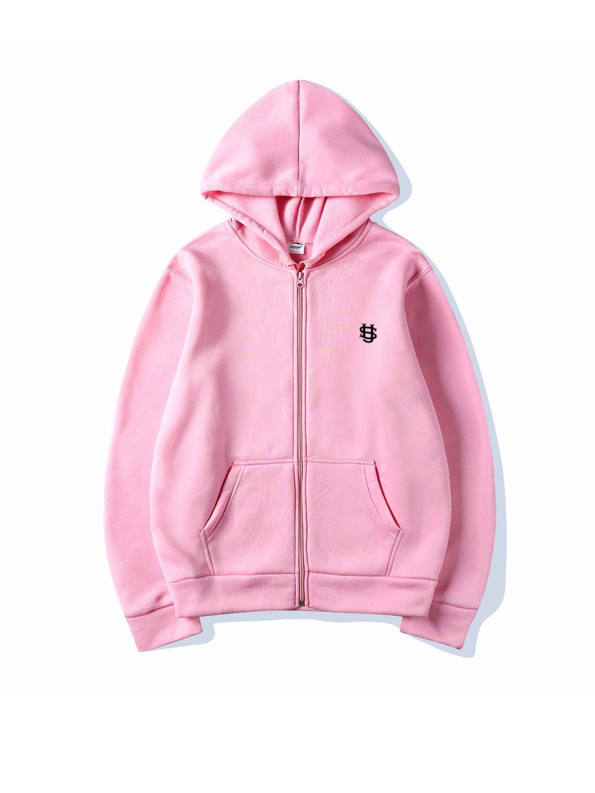 Herrenbekleidung 25 Frühlings-Strickjacke mit Kapuze, modisches kleines Logo, lockere große Jugend-Reißverschlussjacke_voghion.com