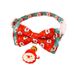 Christmas Bow Tie Pet Collar Cat Dog Bell Safety Buckle Adjustable Accessories High-end Gentleman Bowknot_voghion.com