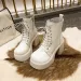 Women's Casual Leather High Heel Ankle Short Boots A64b_voghion.com