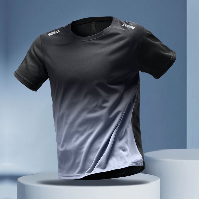 Men's Quick-Dry T-Shirt - Breathable & Lightweight Workout Top For Running/Gym (Moisture-Wicking, UV Protection)​_voghion.com
